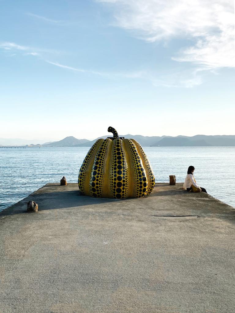 Kusama on Naoshima